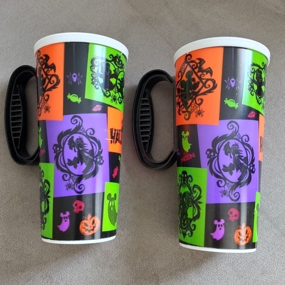 Disney Parks Halloween Minnie Pluto Mickey Goofy Trick or Treat Tumblr Cups set - Picture 2 of 6